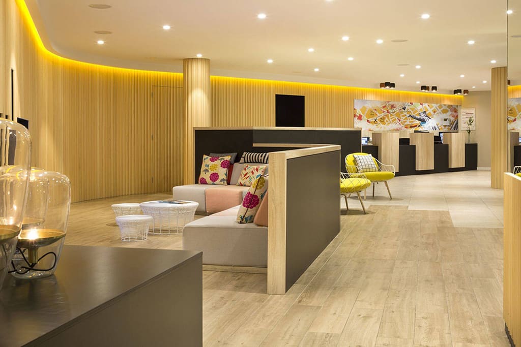 contratas gimeno reforma recepción hotel ramblas barcelona