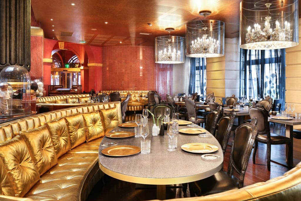 contratas gimeno reforma restaurante hotel rue lafayette paris