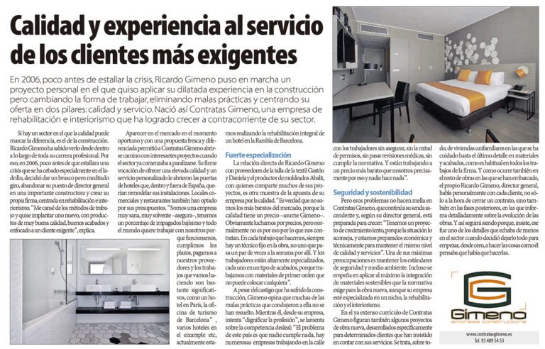 contratas gimeno la vanguardia