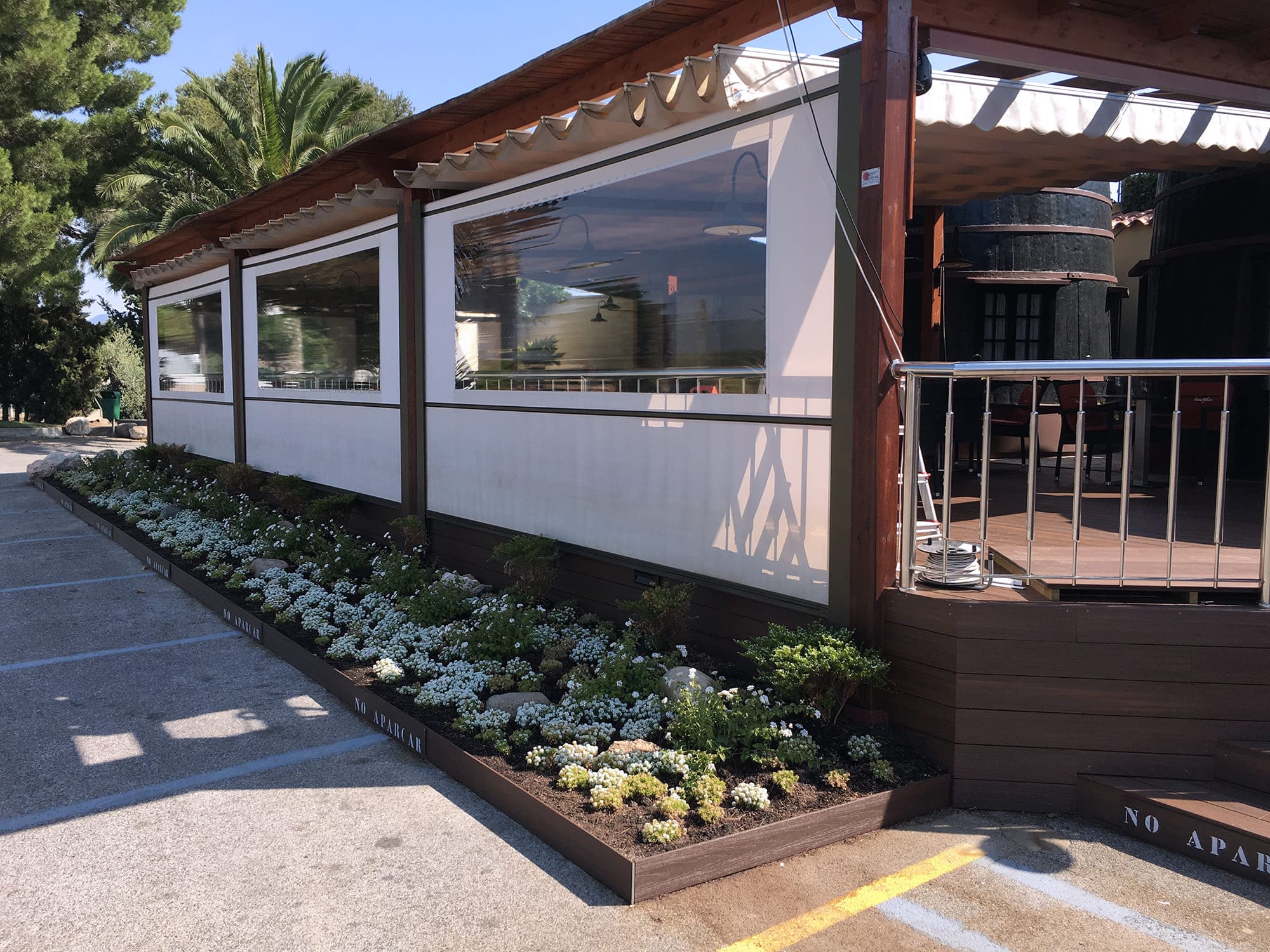 contratas gimeno reforma terraza hotel valls tarragona